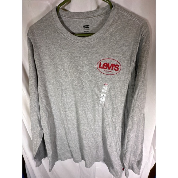 Levi's Men's Relaxed Fit Graphic T-shirt, Heather Gray, Size S, NWT - Picture 2 of 5